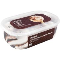 Helado de stracciatella EROSKI, tarrina 900 ml