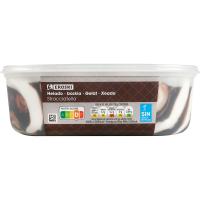 Helado de stracciatella EROSKI, tarrina 900 ml