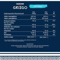 Yogur griego natural DANONE, pack 4x110 g
