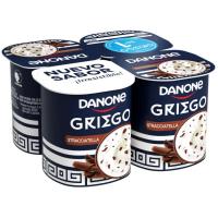Yogur griego stracciatella DANONE, pack 4x110 g