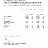 Yogur griego stracciatella DANONE, pack 4x110 g
