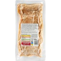 Pan cristal con jamón curado EROSKI, bandeja 200 g