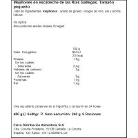 Mejillón en escabeche CALVO, pack 6x80 g