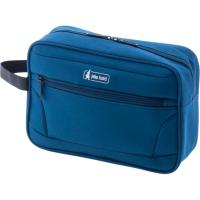 Neceser de viaje poliéster azul Explorer JOHN TRAVEL, 28x19x9 cm