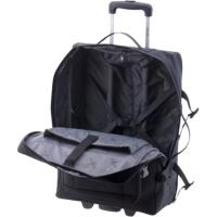 Trolley cabina políester negro Explorer, 2 ruedas JOHN TRAVEL, 38x55x20 cm