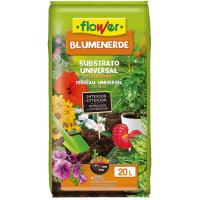 Sustrato universal fertilizado Blumenerde FLOWER, saco 20 litros
