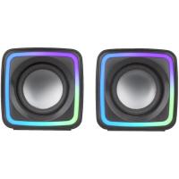 Altavoces gaming para PC negros MSCUBE MARS GAMING