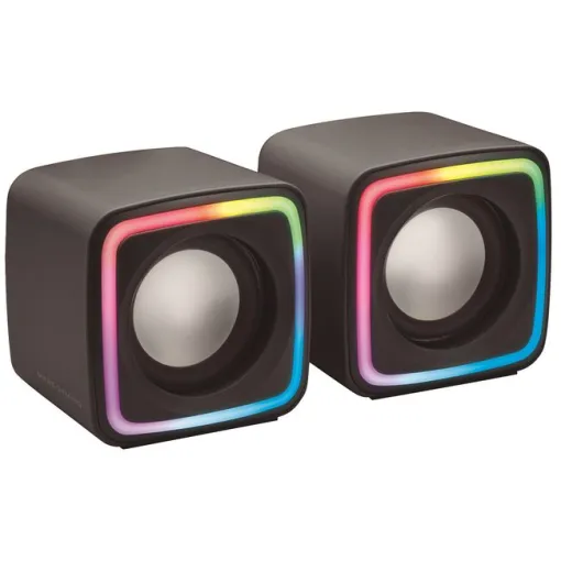 Altavoces gaming para PC negros MSCUBE MARS GAMING