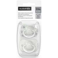 SUAVINEX txupetea, silikona fisiologikoa, 0-6 M, sorta 2 ale