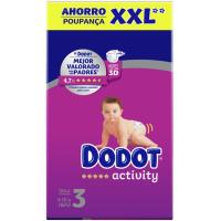 DODOT Activity XXL pixoihala, 3 neurria, paketea 168 ale