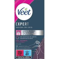 VEET expert besapeak depilatzeko bandak, kutxa 16 ale