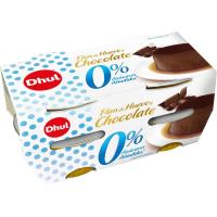 DHUL arrautza eta txokolate flana, % 0 azukrerik gabe, sorta 4x100 g