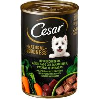 Natural goodness rico en cordero CESAR, lata 400 g