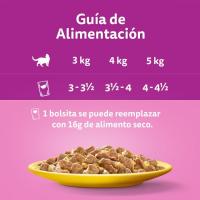 Gelatinas de aves para gatos +7 WHISKAS, pack 4x85 g