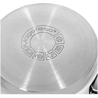 Olla Dux con tapa, acero inoxidable, apta para todo tipo de cocinas MAGEFESA, Ø16 cm