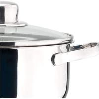 Cacerola Dux con tapa, acero inoxidable, apta para todo tipo de cocinas MAGEFESA, Ø20 cm