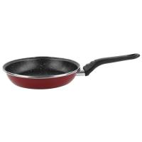 Sartén Praga, acero esmaltado rojo, apta para todo tipo de cocinas MAGEFESA, Ø24 cm