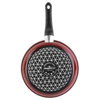 Sartén Praga, acero esmaltado rojo, apta para todo tipo de cocinas MAGEFESA, Ø26 cm