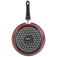 Sartén Praga, acero esmaltado rojo, apta para todo tipo de cocinas MAGEFESA, Ø28 cm