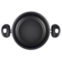 Olla Praga con tapa, acero esmaltado rojo, apta para todo tipo de cocinas MAGEFESA, Ø20 cm