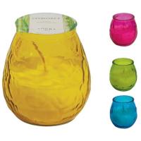 Vela en vaso antimosquitos Bistro 4 olores y colores ¿Cuál te llegará? ROURA, 1 ud