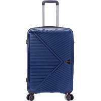 Trolley grande azul polipropileno, 4 ruedas 360º, BZ5710 BENZI, 45x67x27 cm