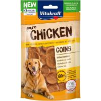 Snack monedas nature de ternera para perro VITAKRAFT, bolsa 80 g