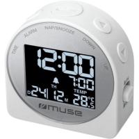 Reloj despertador digital blanco M-09C MUSE