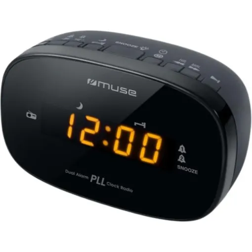 Radio despertador negro M-150 CR MUSE