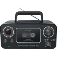 Radio CD grabador con cassette negra M182RDC MUSE