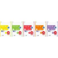 Recambio A4, cuadrícula 5x5, banda de 1 color, 4 taladros, banda de color surtido ¿Cuál te llegará? 400162333 OXFORD, 100+20 hojas