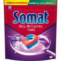 Lavavajillas maquina TN1 SOMAT, botella  26 dosis