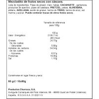 Mix frutos secos pasarratos CHURRUCA, bolsa 80 g