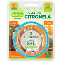 Pulseras repelentes BACTERISAN, pack 2 uds