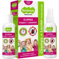 Kit tratamiento para piojos champú+loción BACTERISAN, pack 1 ud