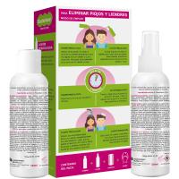 Kit tratamiento para piojos champú+loción BACTERISAN, pack 1 ud