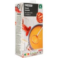 Caldo líquido fumet EROSKI, brik 1 litro