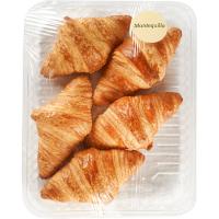 Mini croissant 24% mantequilla EROSKI, bandeja 5 uds