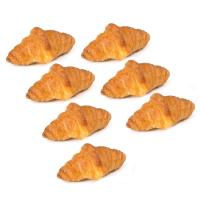 Mini croissant 24% de mantequilla EROSKI, 5+2 uds, bandeja 140 g