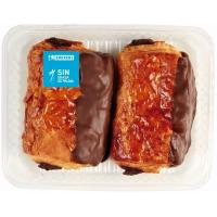 Napolitana de cacao EROSKI, bandeja 2 uds