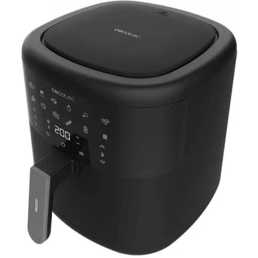 Freidora de aire sin aceite, dígital, 1700W, 6 litros, Bombastik 6000 CECOTEC