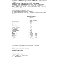 Cereales crujientes tubitos de trigo WEETABIX, caja 450 g