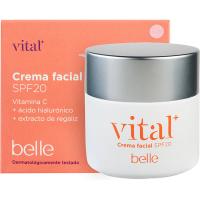 BELLE VITAL+ SPF20 Aurpegirako krema, C bitaminaduna, potoa 50 ml