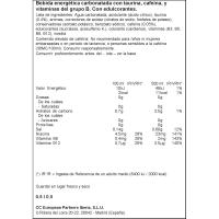 Bebida energética sabor melocotón BURN, lata 50 cl