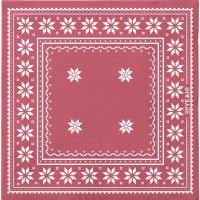 Servilleta de papel copos de nieve fondo rojo, 25x25 cm OH YEAH!, pack 30 uds Servilleta de papel copos de nieve fondo rojo, 25x25 cm OH YEAH!, pack 30 uds