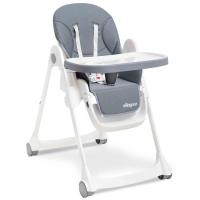 Trona 7 plegable Gris INTERBABY Fácil plegado con dos clicks. Respaldo con 3 posiciones de reclinación y regulable en 5 alturas. Bandeja con tapa extraible apta para el lavavajillas. 4 ruedas para una mejor movilidad. Tejido acolchado y de fácil limpieza.