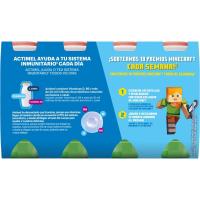 Actimel sabor fresa DANONE, pack 6x100 g