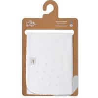 INTERBABY gasa brodatua, puntu zuriak, % 100 kotoia, adin gomendatua: +0 hilabete, 60x65 cm