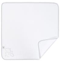 Gasa bordada nubes grises, 100% algodón, Edad rec: +0 meses INTERBABY, 60x65 cm