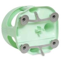 Asiento de baño verde con ventosa y panel de actividades INTERBABY